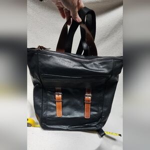 Nino Bossi Leather Backpack Bag